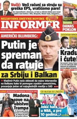 Informer - broj 1443, 23. jan 2017.