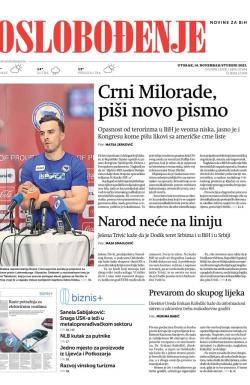 Oslobođenje - broj 27454, 14. nov 2023.