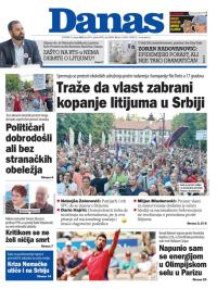 Danas - broj 9675, 1. avg 2024.