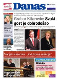 Danas - broj 6346, 13. feb 2015.