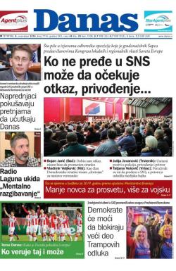 Danas - broj 7710, 8. nov 2018.