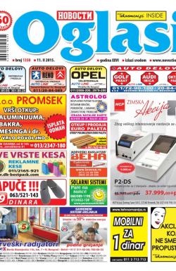Novosti oglasi - broj 1350, 11. feb 2015.