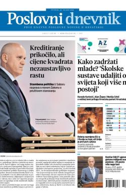 Poslovni Dnevnik - broj 5537, 26. feb 2026.
