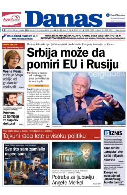 Danas - broj 6216, 6. okt 2014.