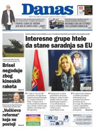 Danas - broj 10166, 16. mar 2026.