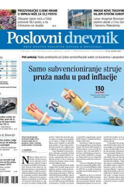 Poslovni Dnevnik - broj 4924, 15. sep 2023.