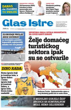 Glas Istre - broj 236, 27. avg 2021.