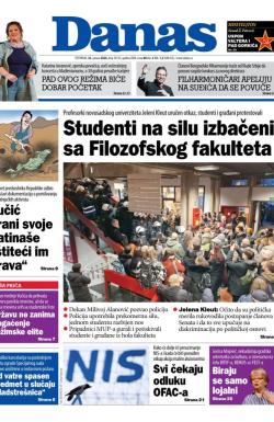 Danas - broj 10123, 22. jan 2026.