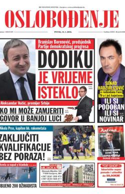 Oslobođenje - broj 24.836, 15. jan 2016.