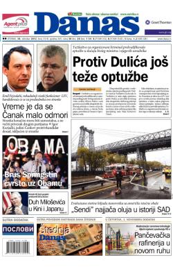 Danas - broj 5510, 30. okt 2012.