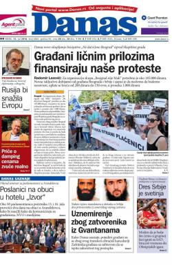 Danas - broj 6862, 13. jul 2016.