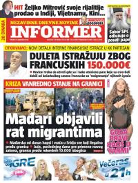 Informer - broj 1026, 15. sep 2015.