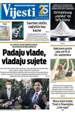 Vijesti - broj 8756, 28. avg 2022.