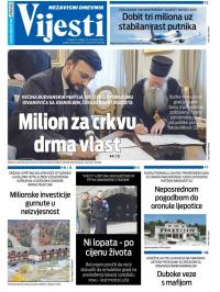 Vijesti - broj 9894, 16. nov 2025.