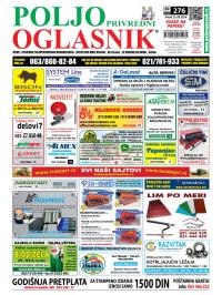 Poljoprivredni Oglasnik - broj 276, 10. sep 2014.