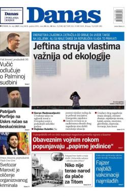 Danas - broj 8618, 4. maj 2021.