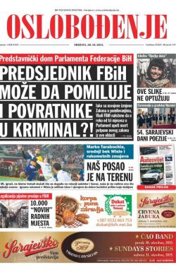 Oslobođenje - broj 24.757, 28. okt 2015.