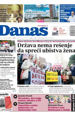 Danas - broj 9348, 8. jul 2023.
