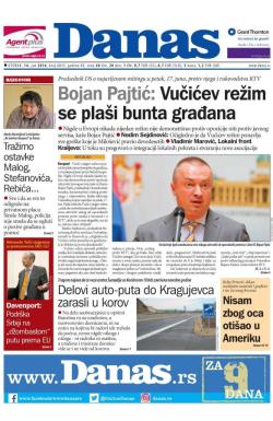 Danas - broj 6833, 14. jun 2016.