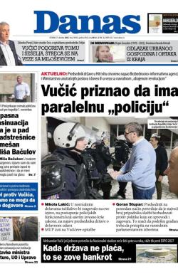 Danas - broj 10036, 7. okt 2025.