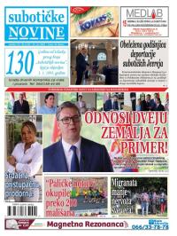 Nove Subotičke novine - broj 325, 23. jun 2023.