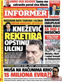 Informer CG - broj 724, 18. sep 2014.