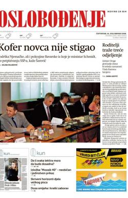 Oslobođenje - broj 25.013, 14. jul 2016.