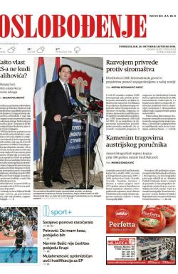 Oslobođenje - broj 25114, 24. okt 2016.