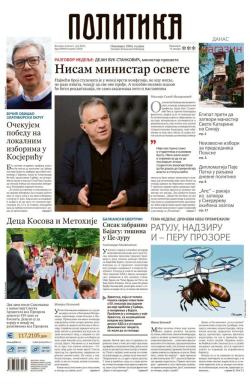 Politika - broj 40045, 1. jun 2025.
