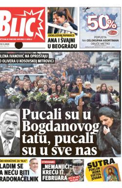 Blic - broj 7517, 18. jan 2018.