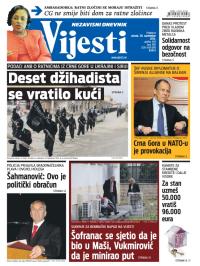 Vijesti - broj 5931, 30. sep 2014.
