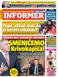 Informer CG - broj 1137, 27. jan 2016.