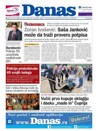 Danas - broj 6773, 15. apr 2016.