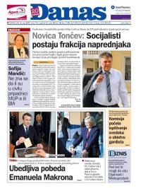 Danas - broj 7161, 8. maj 2017.
