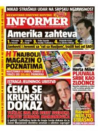 Informer - broj 1675, 25. okt 2017.