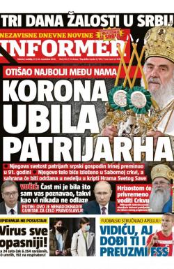 Informer - broj 2612, 21. nov 2020.