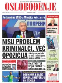 Oslobođenje - broj 24.840, 19. jan 2016.