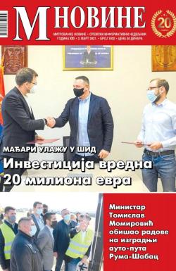 M Novine, Sr. Mitrovica - broj 1002, 3. mar 2021.