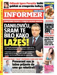 Informer CG - broj 688, 7. avg 2014.