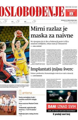 Oslobođenje - broj 26713, 18. jun 2021.