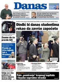 Danas - broj 10130, 30. jan 2026.