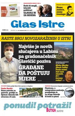 Glas Istre - broj 298, 28. okt 2020.