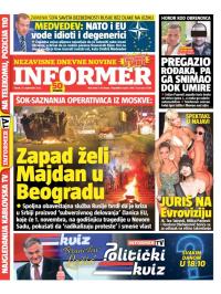 Informer - broj 4084, 16. sep 2025.