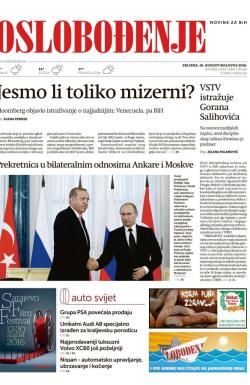 Oslobođenje - broj 25040, 10. avg 2016.