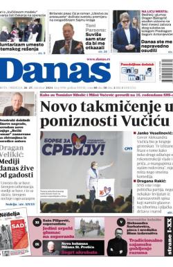 Danas - broj 9749, 26. okt 2024.