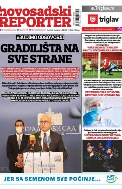 Novosadski reporter - broj 301, 20. nov 2020.