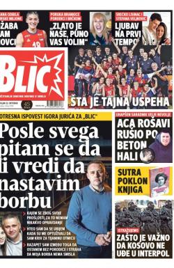 Blic - broj 7790, 22. okt 2018.