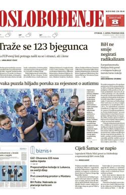 Oslobođenje - broj 25629, 3. apr 2018.
