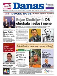 Danas - broj 6658, 22. dec 2015.