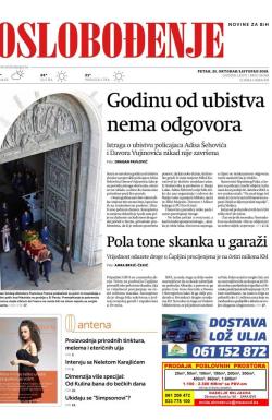 Oslobođenje - broj 26189, 25. okt 2019.
